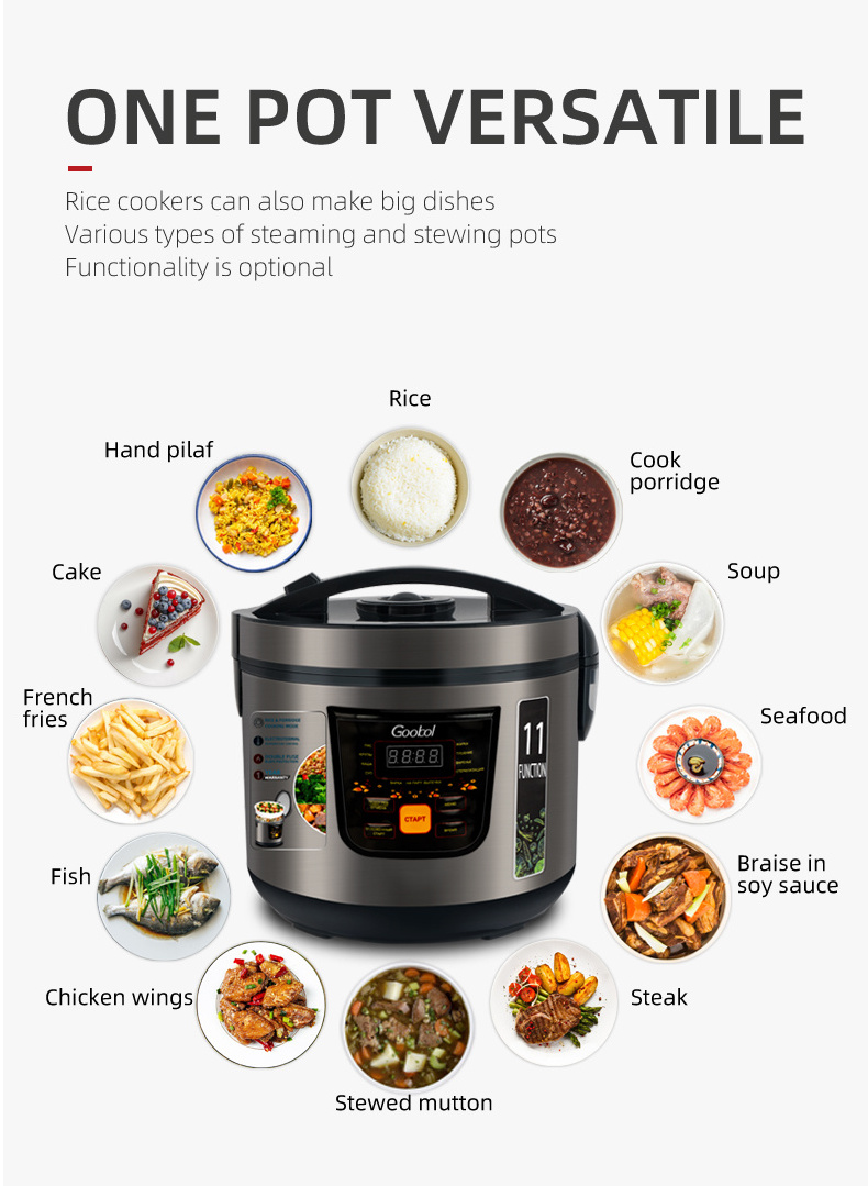 Small Kitchen Appliances Mini Olla Arrocera Electrica Digital China Cuiseur De Riz Panela De Arroz Smart Rice Cooker