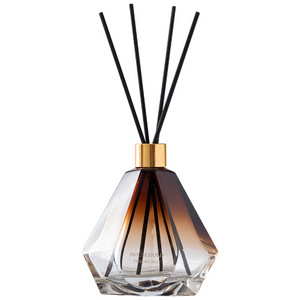 Luxury Home Decorative Aromatherapy Essential Oil Fragrance Perfume Crystal Glass Bottle Reed Diffuser