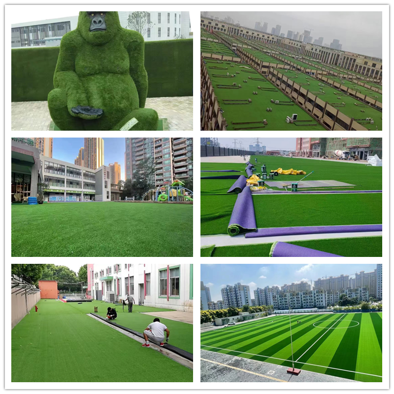 Monofilament artificial grass for Outdoor roof decoration  field/Synthetic grass turf