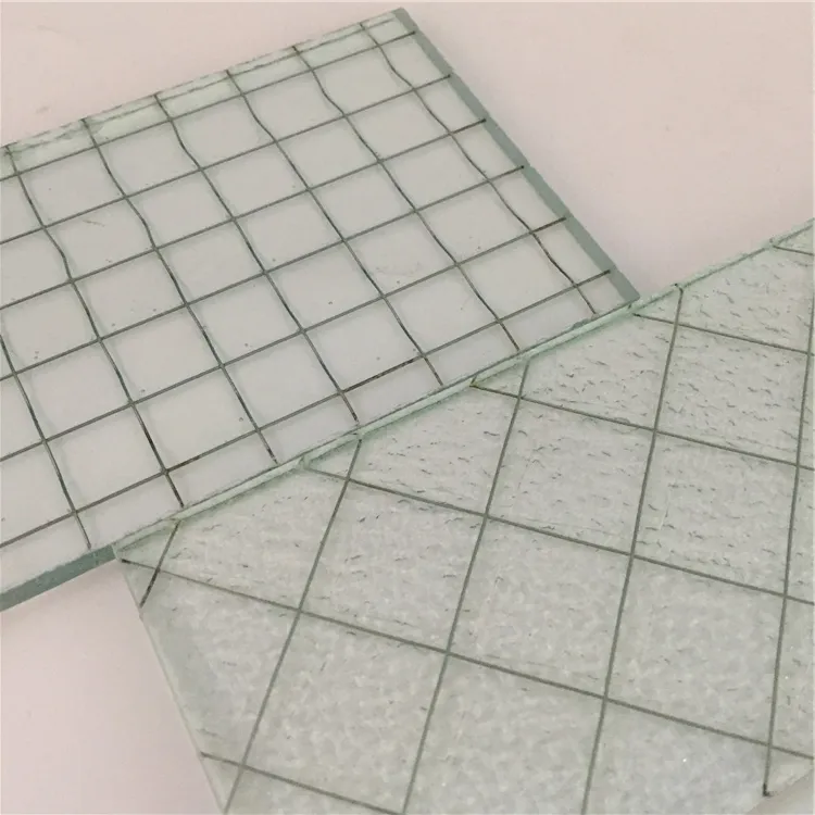 China annealed 6mm 8mm obscure iron wire mesh figured patterned wired glass prices