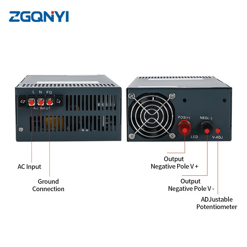 S-1200W-24V AC to DC 12 24 36 volt high amp power supply 24v 50a for servomotor and Automatic equipment