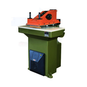 Hydraulic swing arm clicker press die cutting machine hydraulic swing arm sole cutting press machine