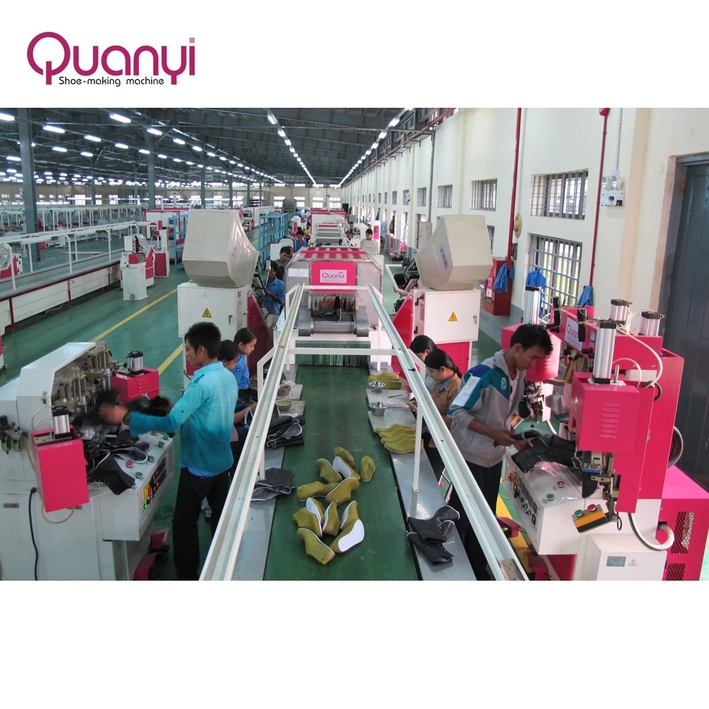 2020 shoe making machine forleather Shoes Project in China Activation Cementing Making Machine Line shoe machine