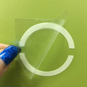 Custom die cut shape circle ring glow stickers in the dark Wholesale switch wall green light luminous sticker