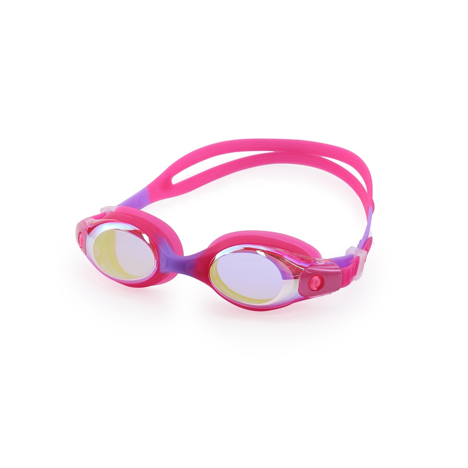 Kids children UV protection goggles swimming goggles glasses Anti Fog mirror coating lens hot selling auto adjustable buckle