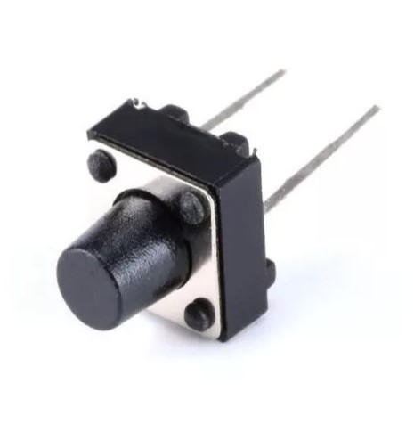 2Pin 6X6X9 black head push button Tact switch wholesale good quality