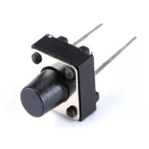 2Pin 6X6X9 black head push button Tact switch wholesale good quality