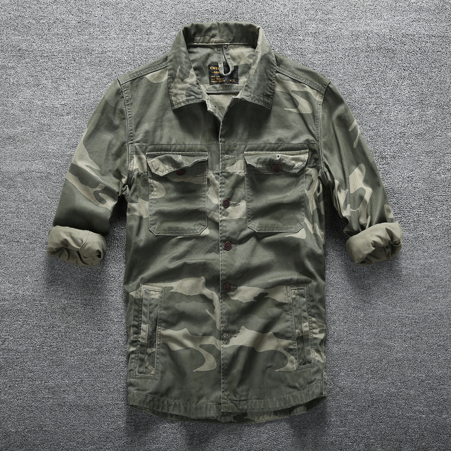 Chyaf Government Supplier Custom Camouflage Casual Style 100% Cotton Clothes Uniform