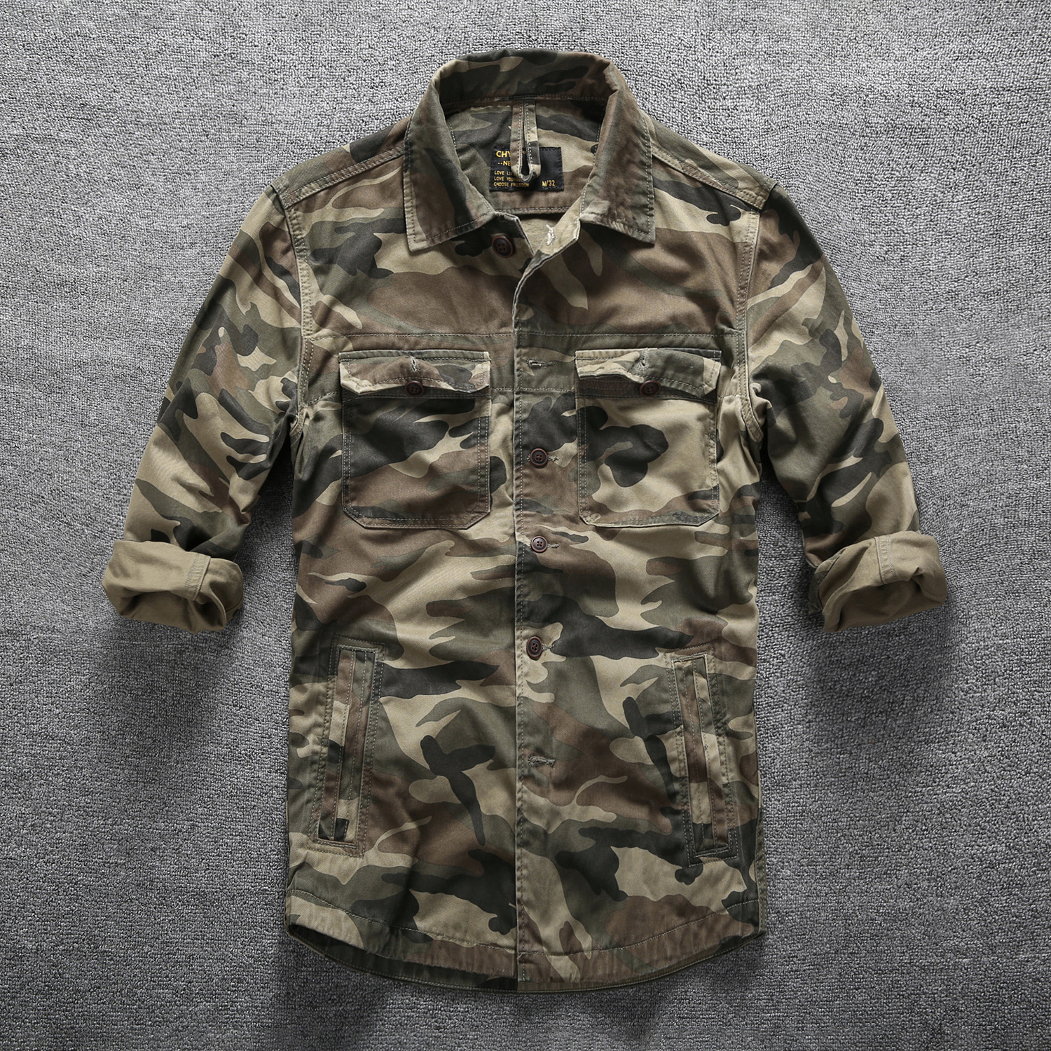 Chyaf Government Supplier Custom Camouflage Casual Style 100% Cotton Clothes Uniform