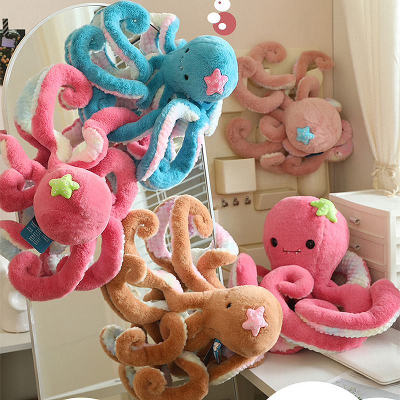 Wholesale Manufacturer Soft Plush Dolls Stuffed Animal Ocean Animal Octopus Plush Toys