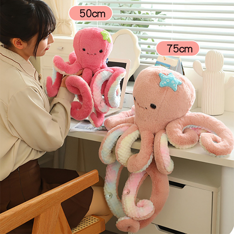 Wholesale Manufacturer Soft Plush Dolls Stuffed Animal Ocean Animal Octopus Plush Toys