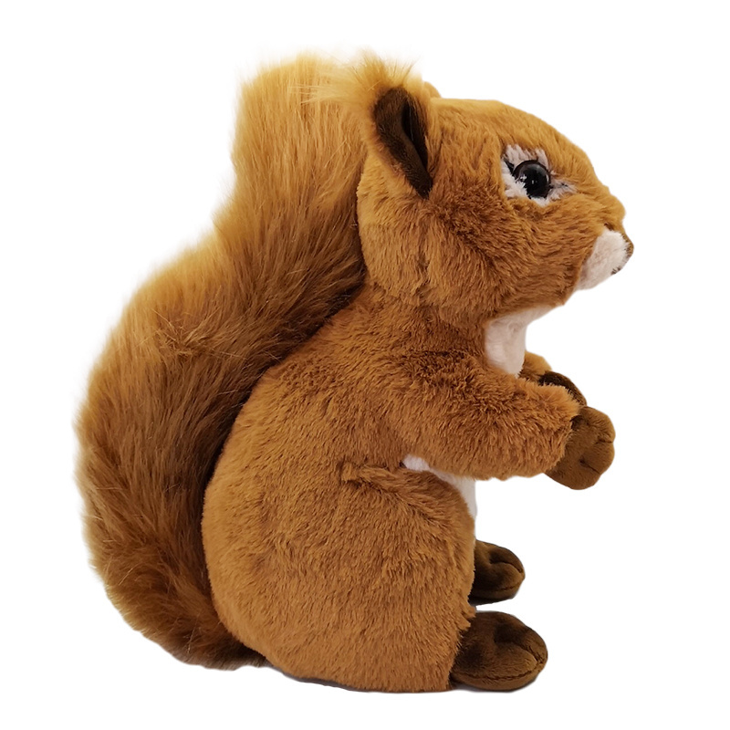 Eco friendly plush stuffed wild animal wild boar fox squirrel rabbit hedgehog owl sika deer plush toy