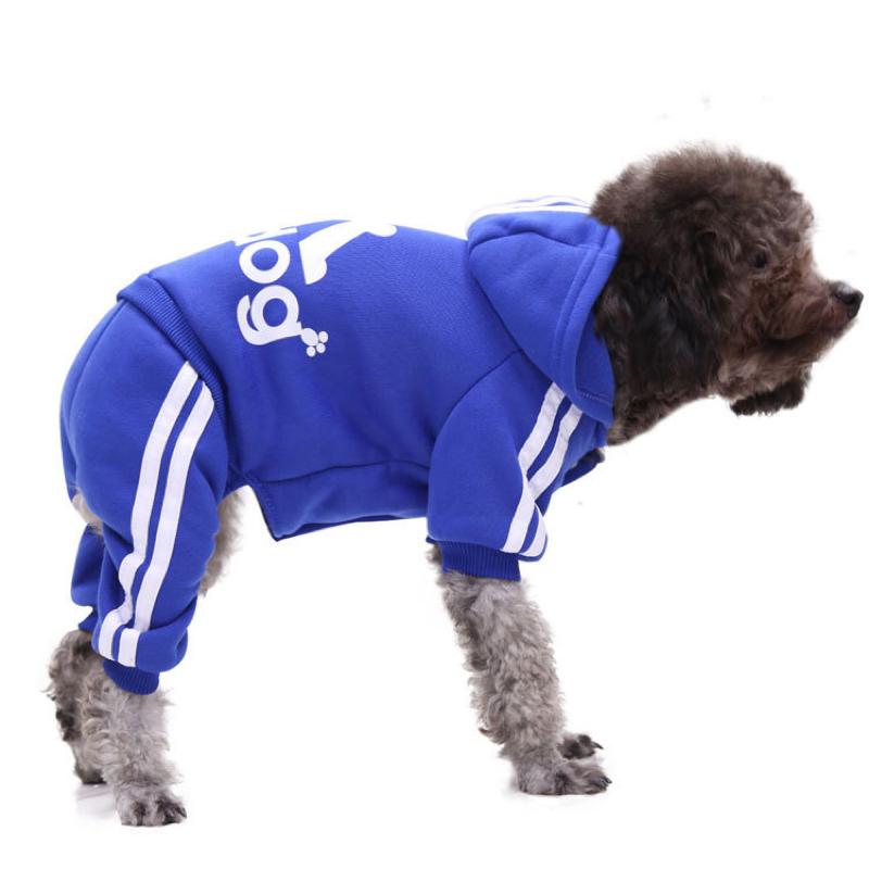 Basic Style Dog Hoodie Pet Clothes Sweater with Hat Casual Sports Hoodie Sweatshirt Dog Clothes for Medium Large Dogs