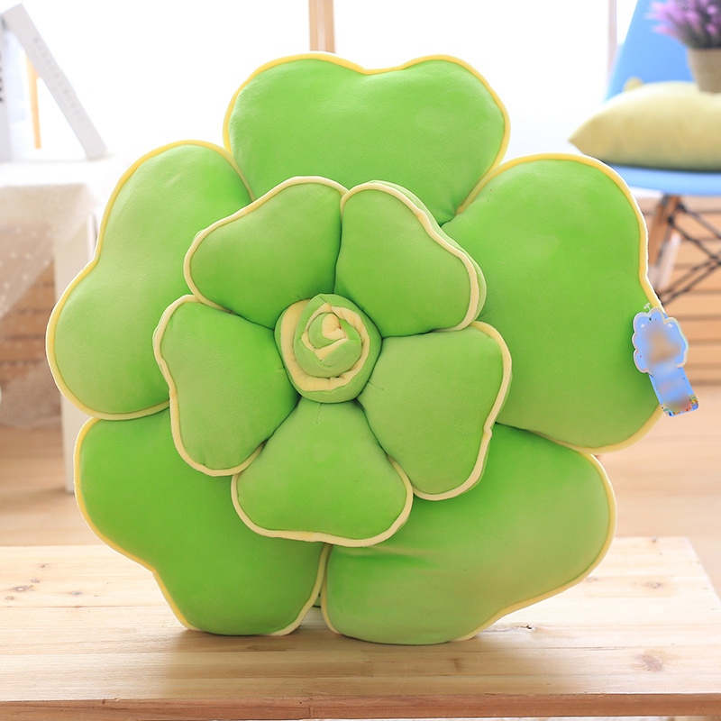 3D plush toy Beautiful rose flower shape sofa cushion stuffed pillow for Festival gift