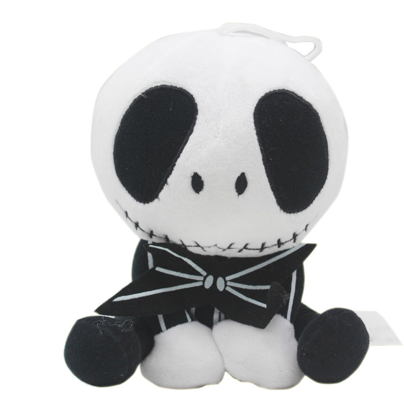 Plush Stuffed Devil Skeleton Doll Halloween Decoration Keychain Pendant Plush Toy