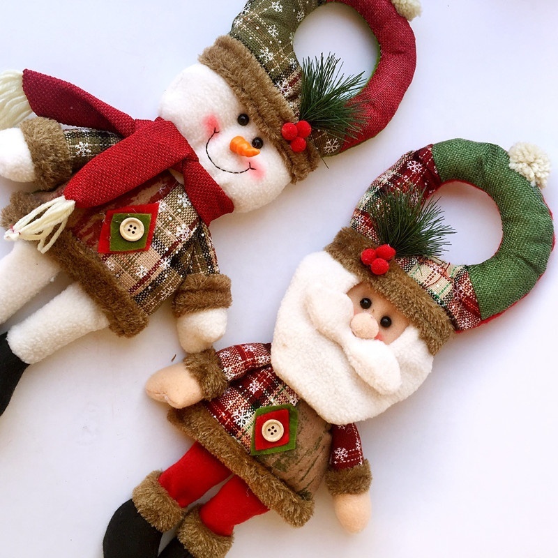 Promotional Gift Plush Christmas elf doll stuffed animal plush toy for decorate door ornament