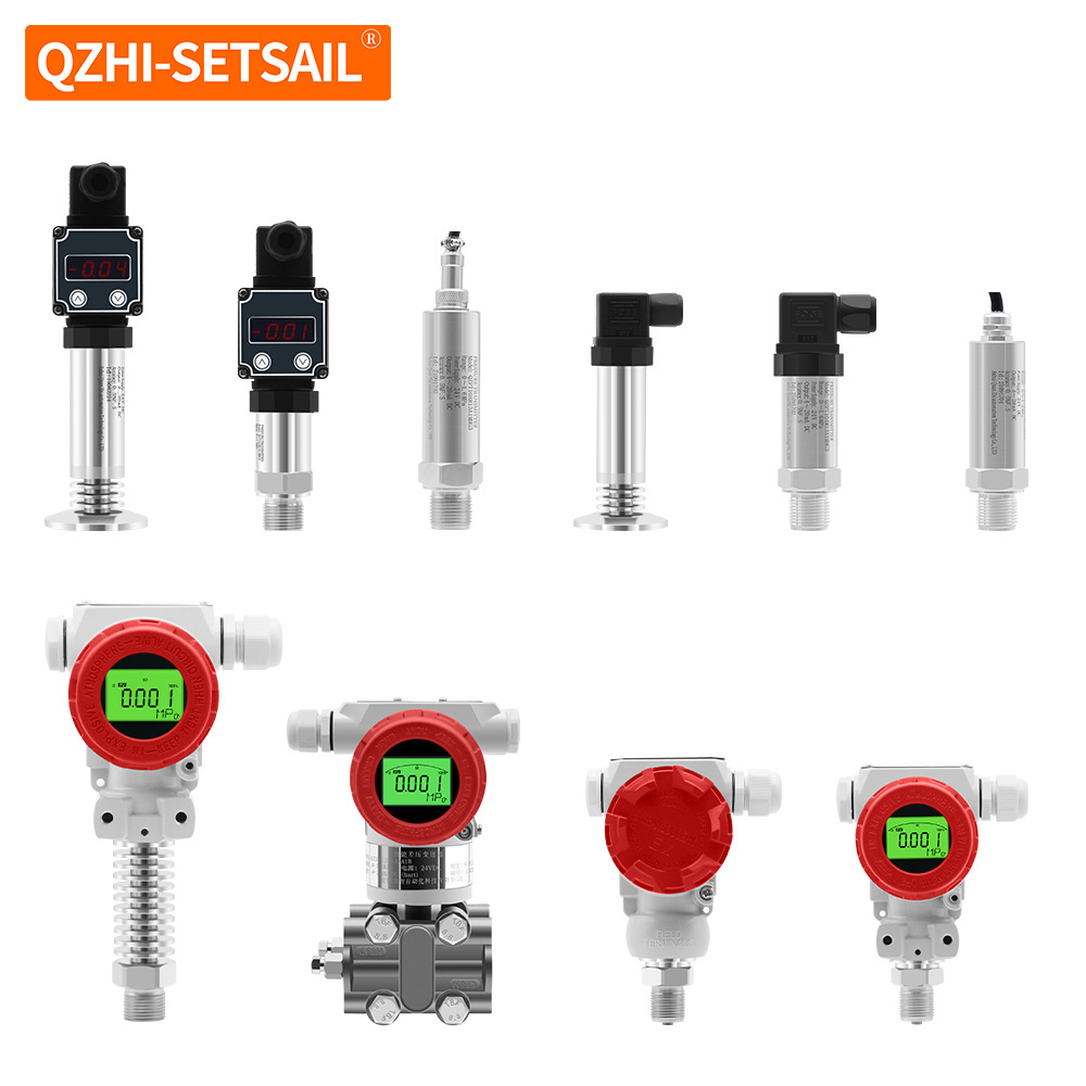 Sanitary Flat Membrane Pressure Transmitter for food dairy medical industry clamp type Anti-blocking Flush diaphragm