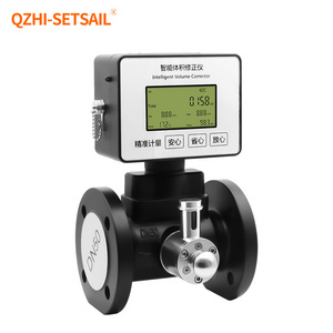 OEM High precision gas Turbine Flowmeter High quality gas flow meter Natural Gas LPG explosion-proof flow Sensor SS304 Low price