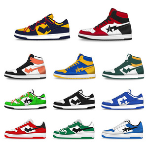 Original Customize Men Blank Skateboard Manufacturer Basketball Custom SB Low High Cut Casual Leather Sneakers Shoes