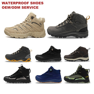 new trend fashion trekking winter high ankle cheap mountain waterproof sport work safety outdoor boot men hiking shoes