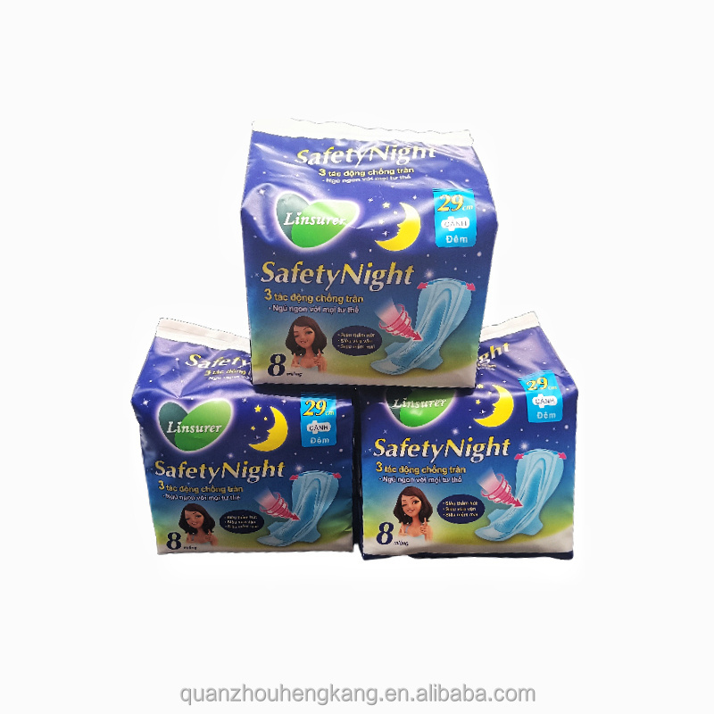 Disposable Hygienic Products Super Absorption Anion Sanitary Napkin Menstrual Womans Pads  Sanitary Towels Women Sanitary Pads