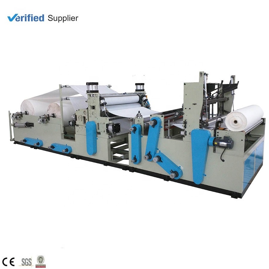 Automatic Toilet Paper Rewinding and Perforating Embossed Machine