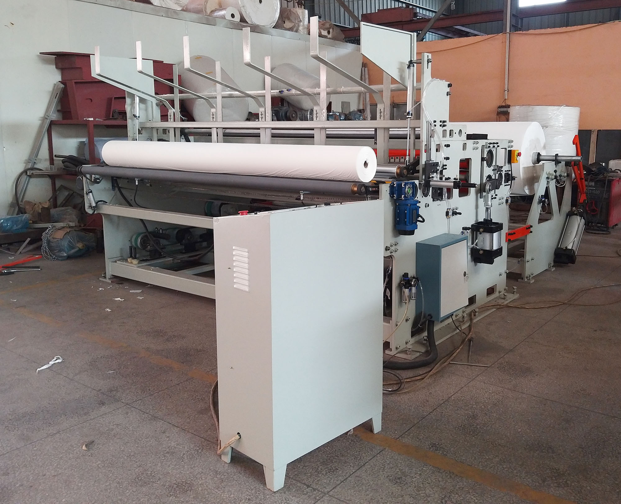 Big jumbo roll rewinding machine toilet paper making machine