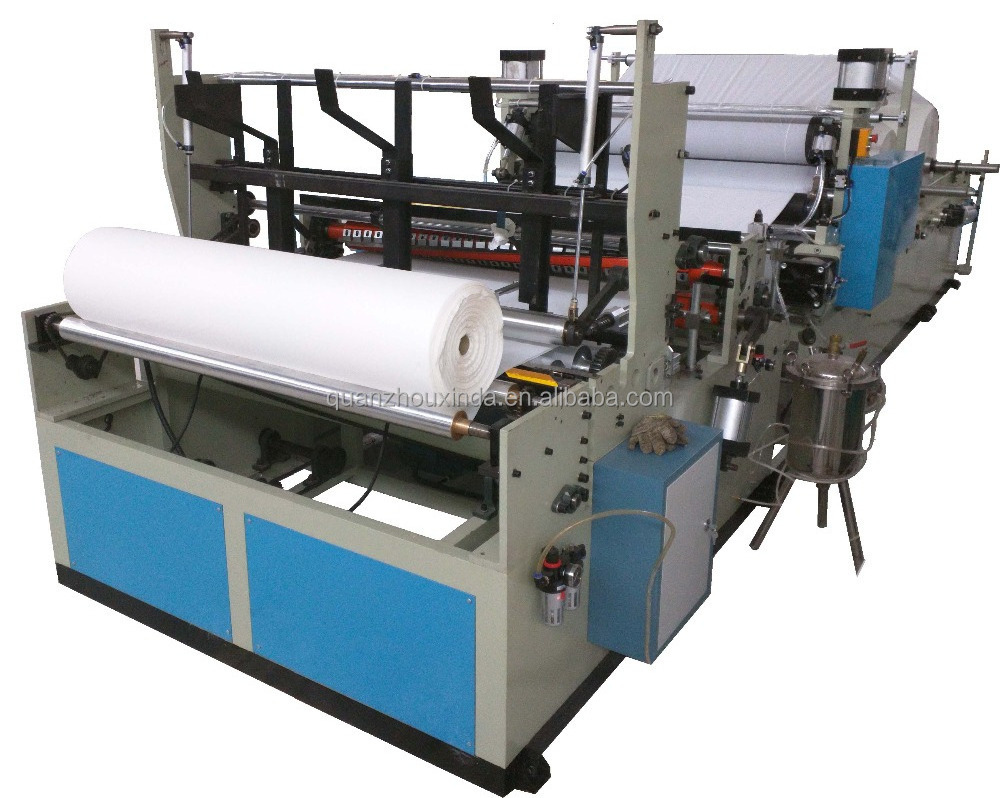 Automatic Toilet Paper Rewinding and Perforating Embossed Machine