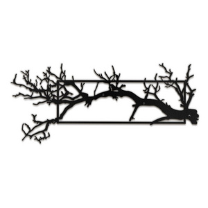 2024 Factory Best Seller Abstract Metal Wall Art Decor Winter Branches Sculpture Hangings for Home for Living Room Bedroom Decor