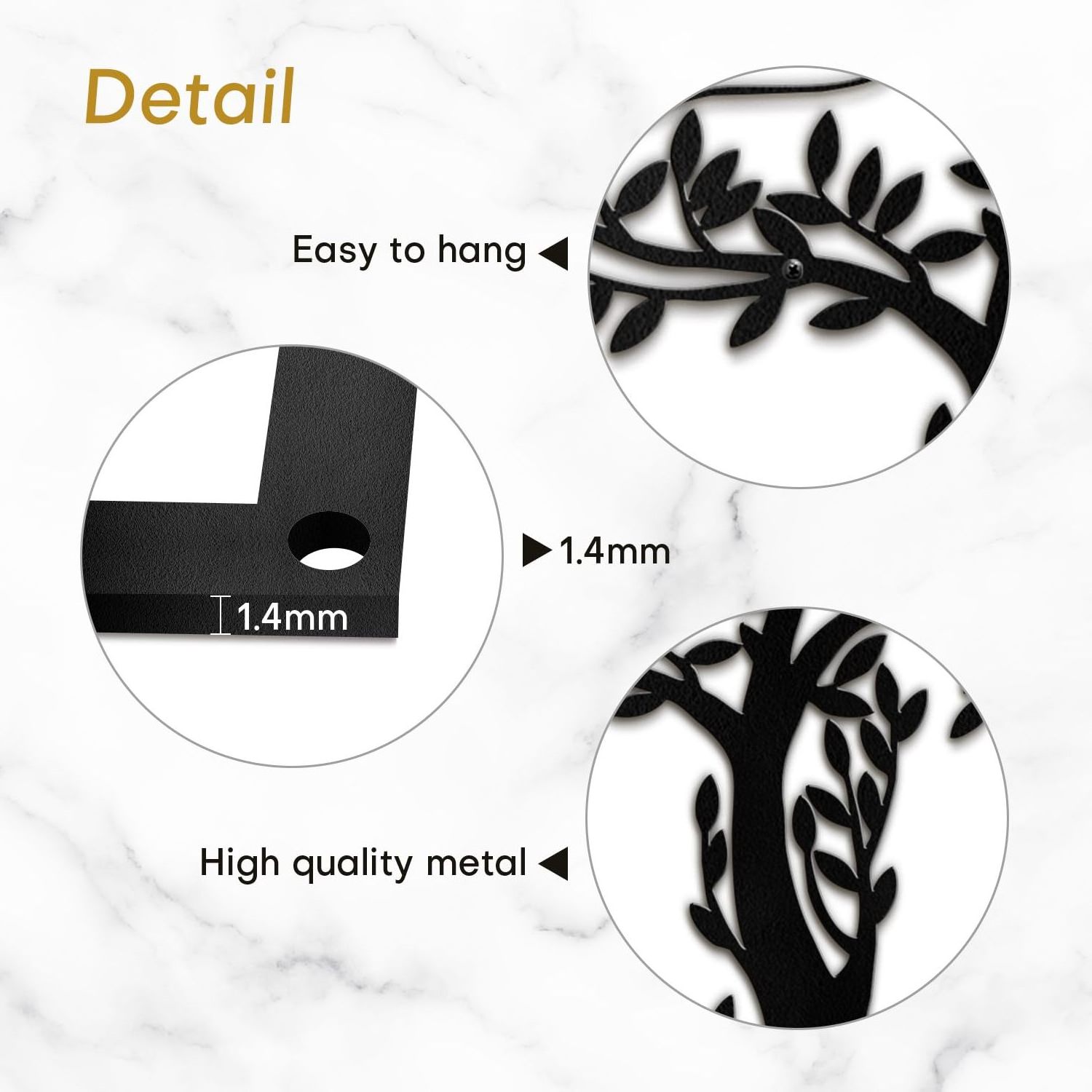 2024 Factory Best Seller Abstract Dove Tree Wall Sculpture Peaceful Coexistence Metal Art Decor for Home for Living Room Bedroom