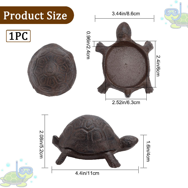 Factory Wholesale Custom Cast Iron animal Key Hider Keyholder Metal Yard Figurine Outdoor Indoor Decoration Garden Accessory