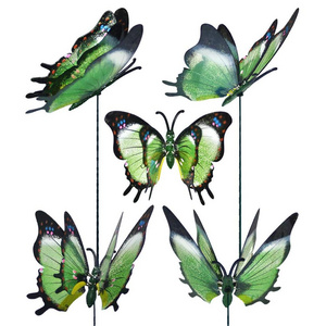 2024 Factory Direct Sale Large 3D Giant Butterflies Garden Stakes Outdoor Lawn Decorative Yard Patio Accessories Gardening