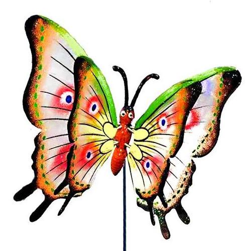 2024 Factory Direct Sale Large 3D Giant Butterflies Garden Stakes Outdoor Lawn Decorative Yard Patio Accessories Gardening