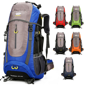 Promotional Custom Waterproof Travel Mountain Climb Backpack Picnic Travel Camping Outdoor Large Hiking Backpack