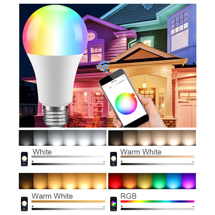 Smart Dimmable control all matter matter intelligent dimming smart led bulb e27