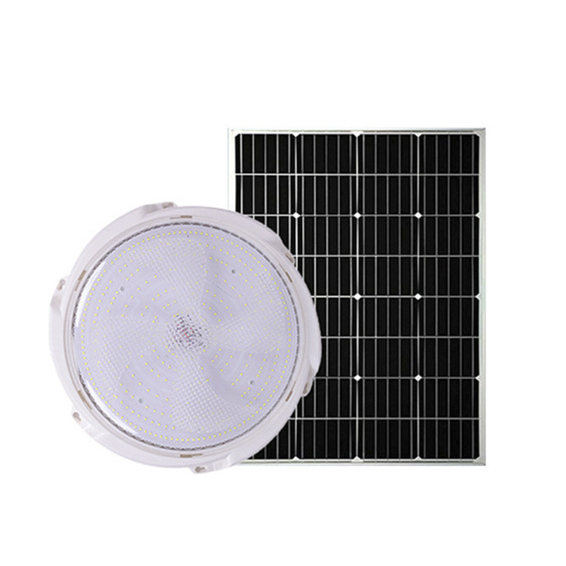 150W Solar Ceiling Light Indoor Rechargeable Solar Ceiling Lights For Courtyard Garage Remote Control Living Room Home Use