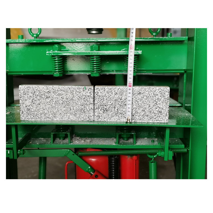 Masonry Stone Curb Block Slice Chop Machine Js20, Block Chop Cutting Machine For Slate Stone Mine Block