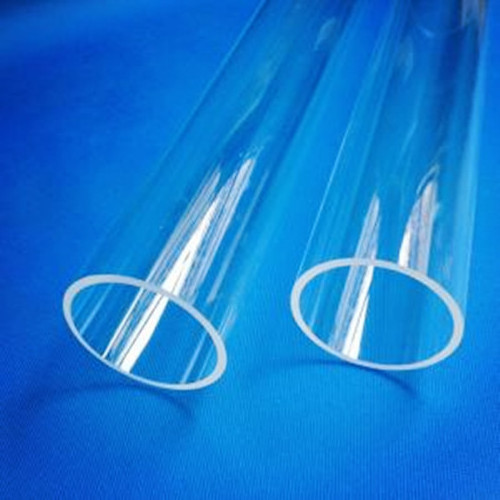 Tube High Purity Big Diameter Silica Quartz Glass Polished Clear Quartz Pipe One End Closed Quartz Tube High Ozone 1.50-450mm