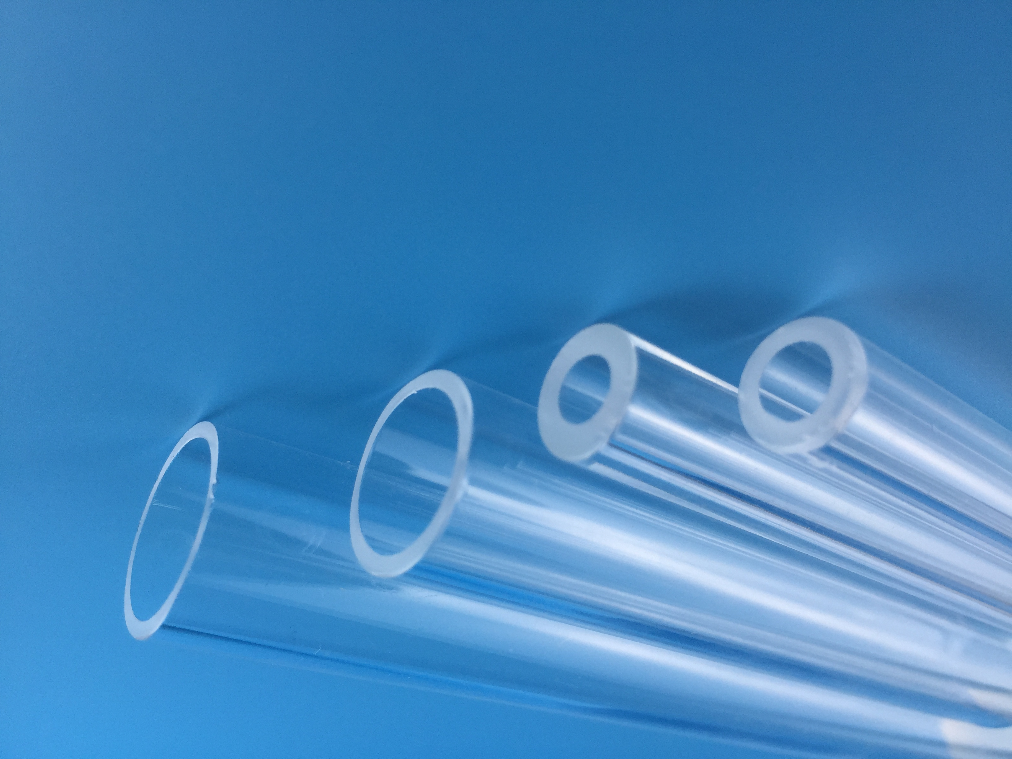 China ZCQ supplier of  Quartz glass refractory glass pipes,  tubing for  mushroom heaters furnace tube