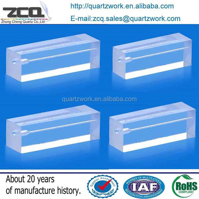 Clear Rectangular Quartz Glass Capillary Tube /Pipe