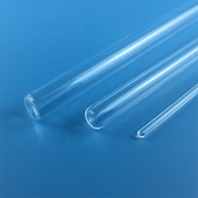 China ZCQ supplier of  Quartz glass refractory glass pipes,  tubing for  mushroom heaters furnace tube