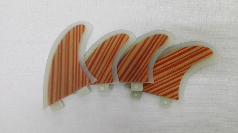 Surfboard Fins FS Wood Surfboard Fin Quad Fin