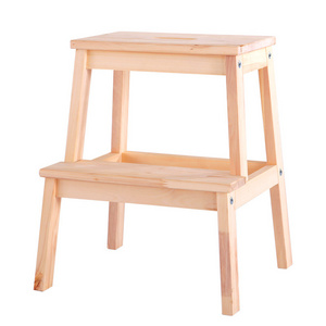 QUAWE Shower Bench Stool with Shelf Bamboo Spa Bathroom Decor Wood Seat Bench