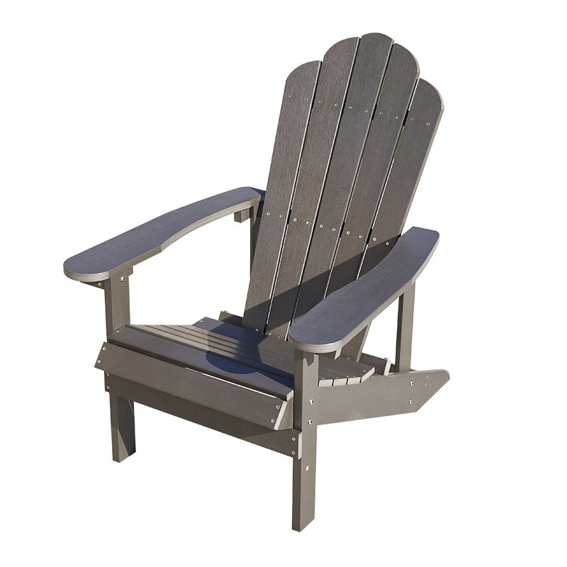 QUAWE Outdoor Furniture HDPE Lumber Modern Adirondack Upright Chair