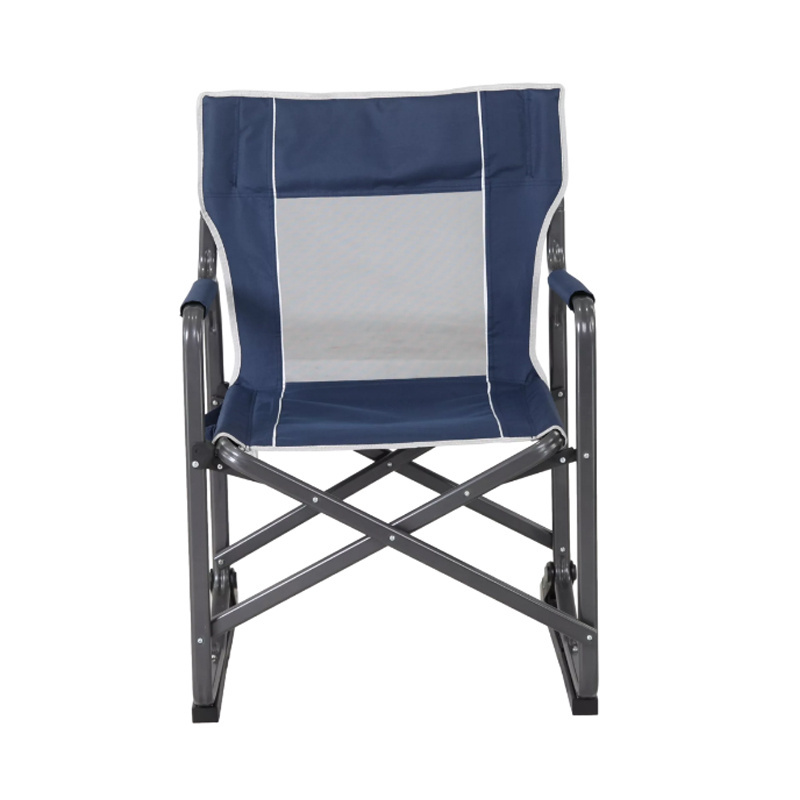 QUAWE Outdoor Freestyle Rocking Recliner Beach Chair Portable Folding Rocker Chair