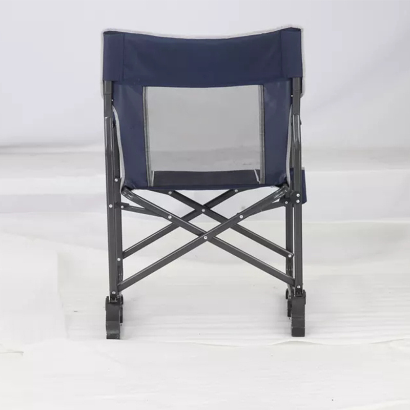 QUAWE Outdoor Freestyle Rocking Recliner Beach Chair Portable Folding Rocker Chair