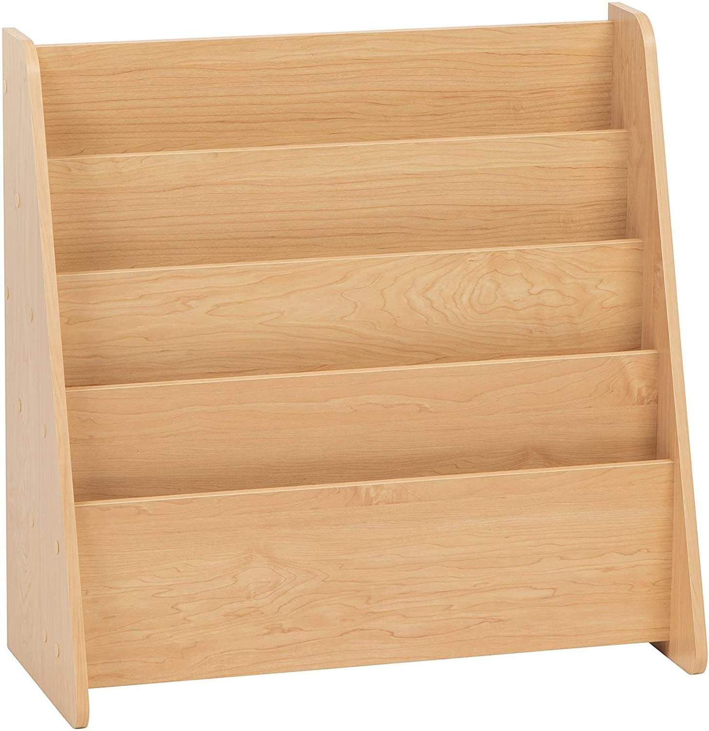 QUAWE Best Seller Montessori Bookshelf Wood Book Shelf for Office Home School Shelf Display for Sturdy Room