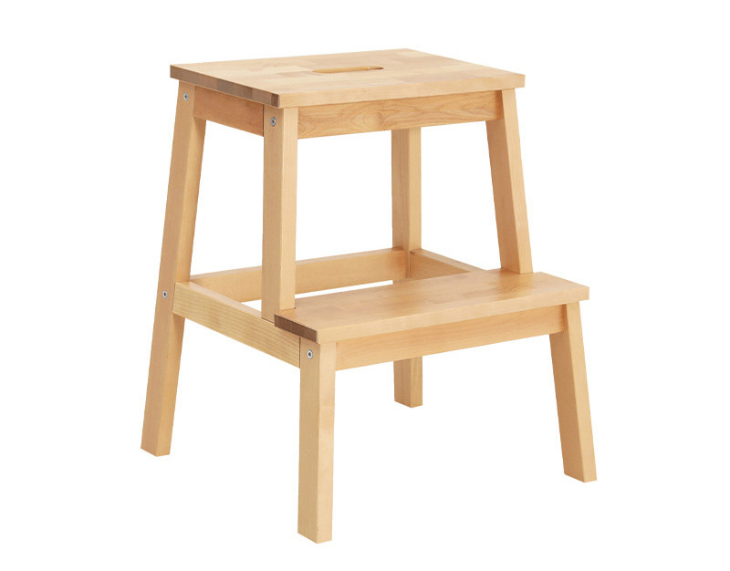 QUAWE Shower Bench Stool with Shelf Bamboo Spa Bathroom Decor Wood Seat Bench