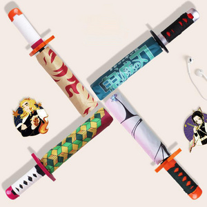 Narutos genshin impact umbrella Demon Slayer outdoor umbrella Japan anime Kimetsu no Yaiba windproof waterproof stick umbrellas