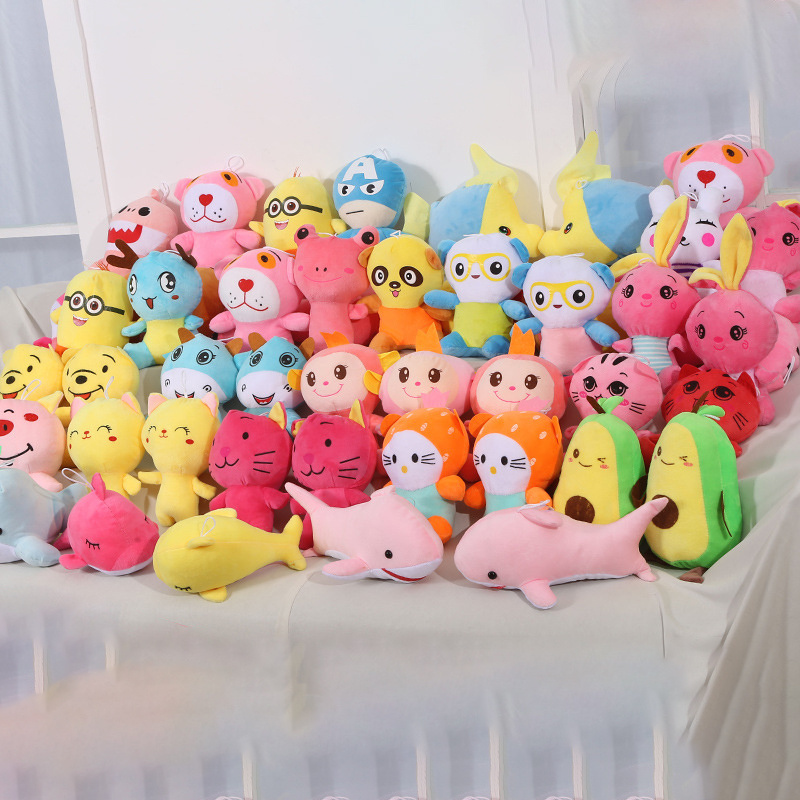 Factory Cheap Promotion crane machine 18-20cm Animals Plush Toy vending claw machine doll Printing skin Animal Stuffed Plush Toy